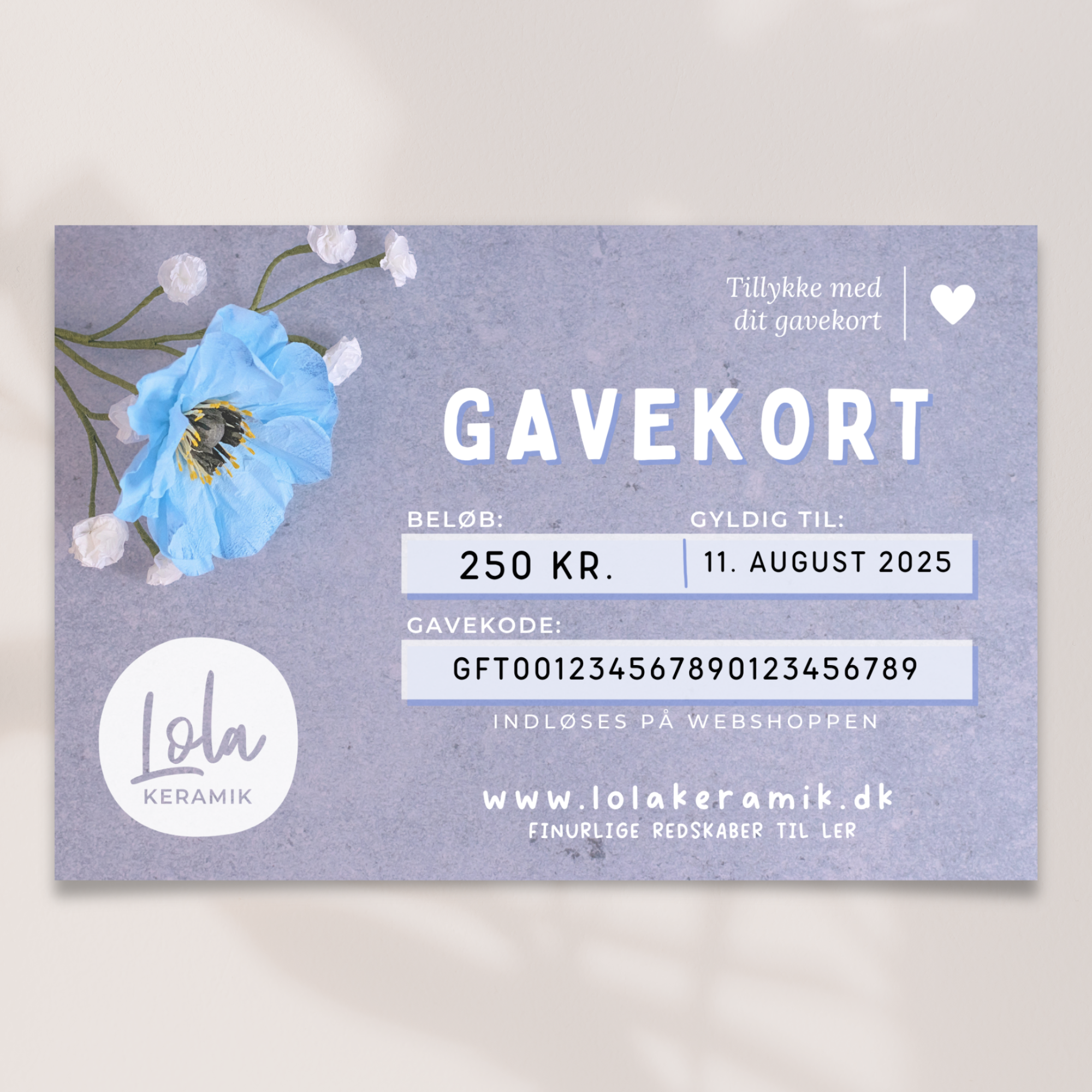 Gavekort & Tilbeh&oslash;r
