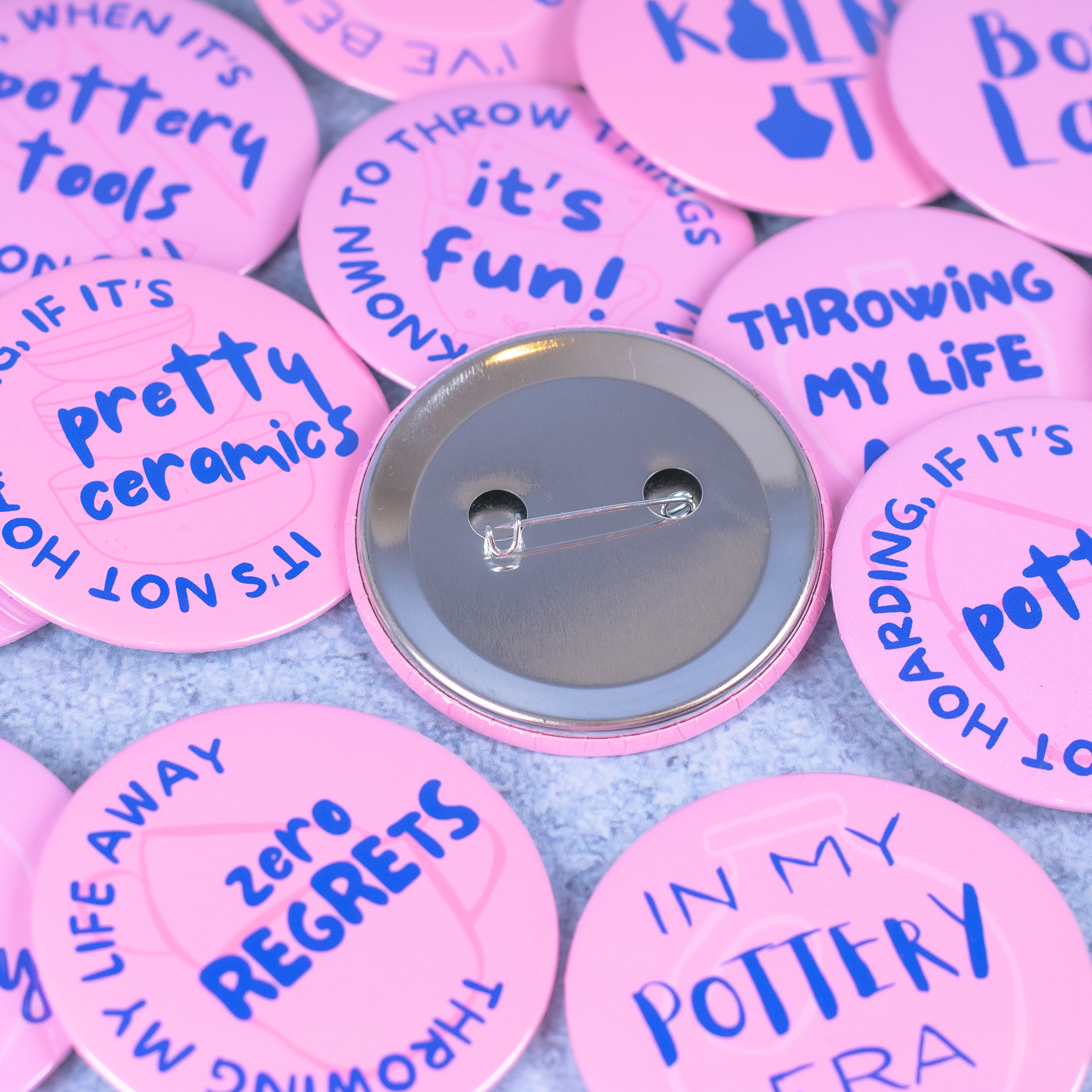 Badge pins