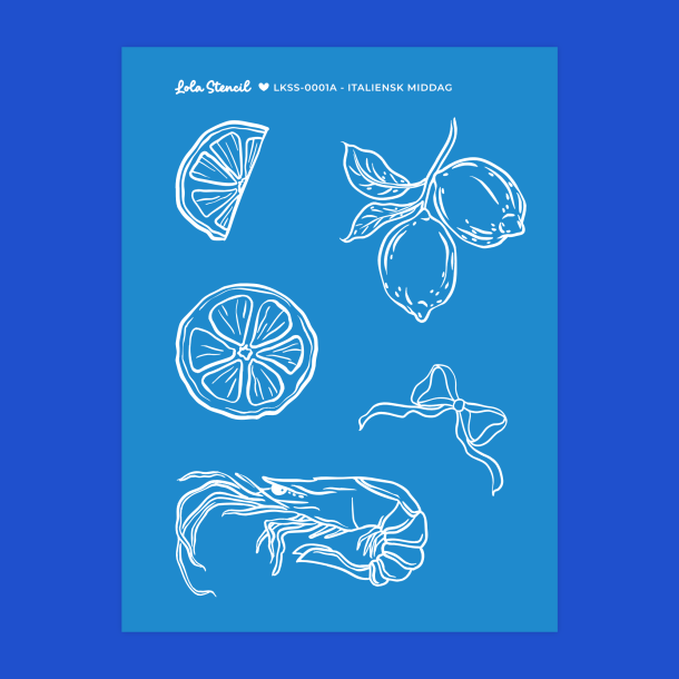 Silkscreen Stencil | Italiensk Middag