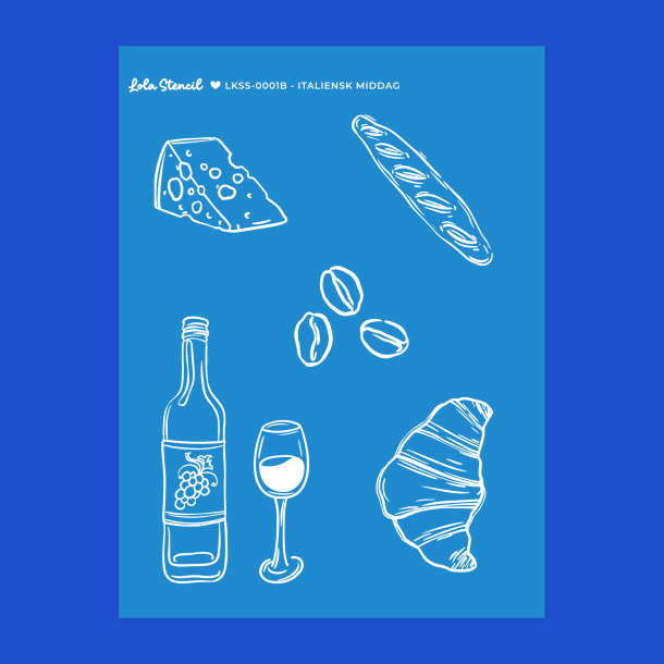Silkscreen Stencil | Italiensk Middag