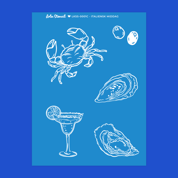 Silkscreen Stencil | Italiensk Middag