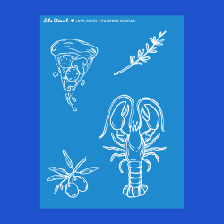 Silkscreen Stencil | Italiensk Middag