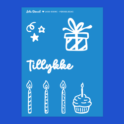Silkscreen Stencil | F�dselsdag