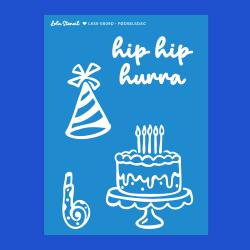Silkscreen Stencil | F�dselsdag