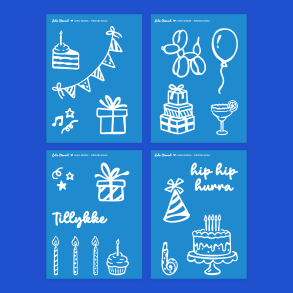 Silkscreen Stencil | F�dselsdag
