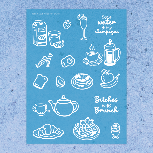 Brunch | Stencil 0010