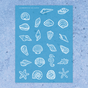 Shell collection | Stencil 0011
