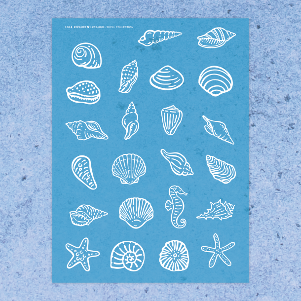 Shell collection | Stencil 0011