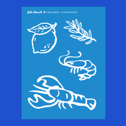 Silkscreen Stencil | La Dolce Vita