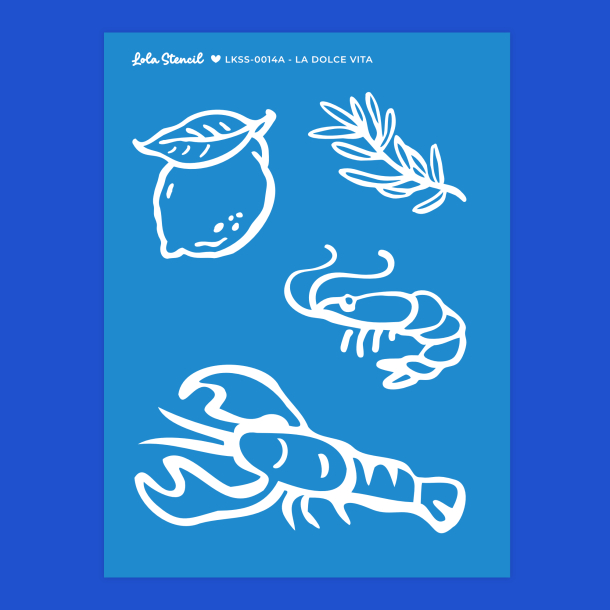 Silkscreen Stencil | La Dolce Vita