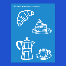 Silkscreen Stencil | La Dolce Vita