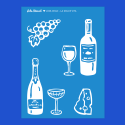 Silkscreen Stencil | La Dolce Vita