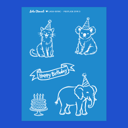 Silkscreen Stencil | Festlige Dyr