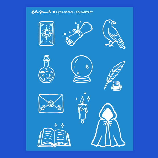 Silkscreen Stencil | Romantasy