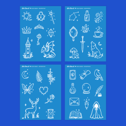 Silkscreen Stencil | Romantasy