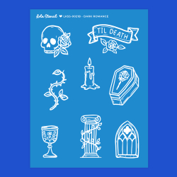 Silkscreen Stencil | Dark Romance