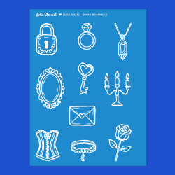 Silkscreen Stencil | Dark Romance