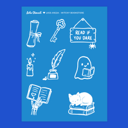 Silkscreen Stencil | Witchy Bookstore