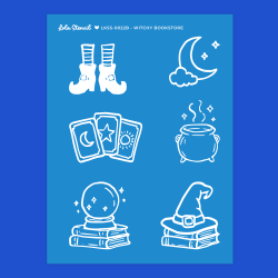 Silkscreen Stencil | Witchy Bookstore