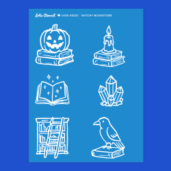 Silkscreen Stencil | Witchy Bookstore