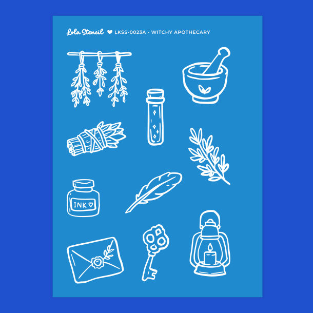 Silkscreen Stencil | Witchy Apothecary