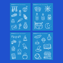 Silkscreen Stencil | Witchy Apothecary