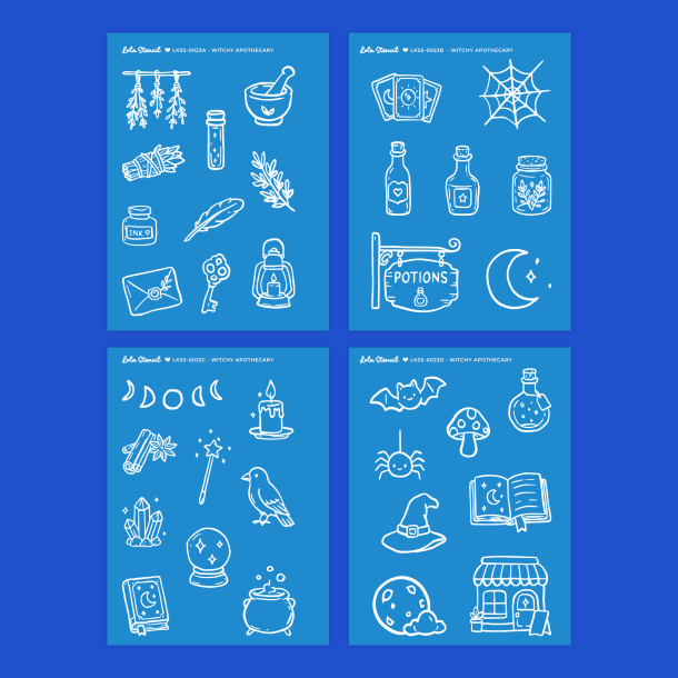Silkscreen Stencil | Witchy Apothecary