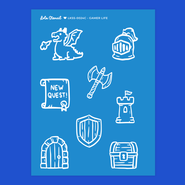 Silkscreen Stencil | Gamer Life