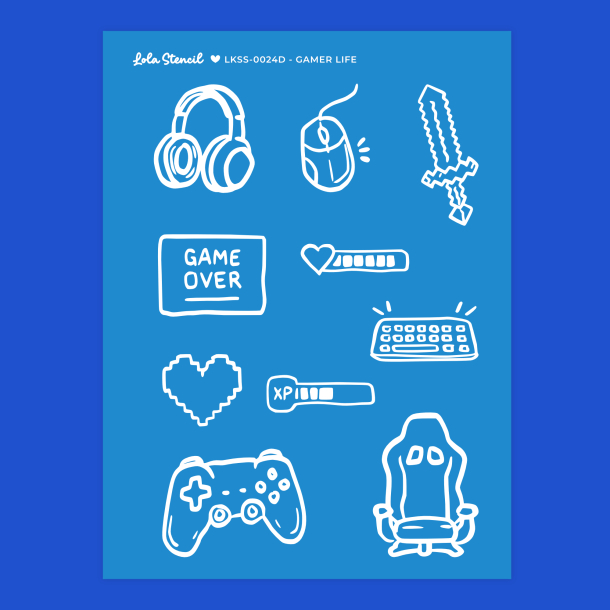 Silkscreen Stencil | Gamer Life