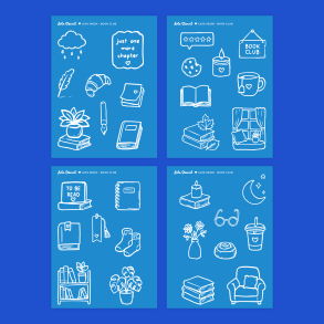 Silkscreen Stencil | Book Club