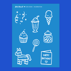 Silkscreen Stencil | Celebration