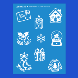Silkscreen Stencil | Nu det jul igen