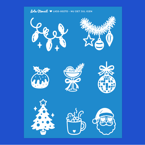 Silkscreen Stencil | Nu det jul igen