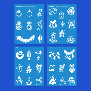 Silkscreen Stencil | Nu det jul igen