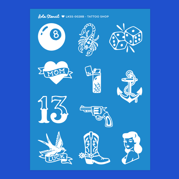 Silkscreen Stencil | Tattoo Shop