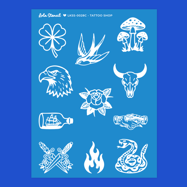 Silkscreen Stencil | Tattoo Shop