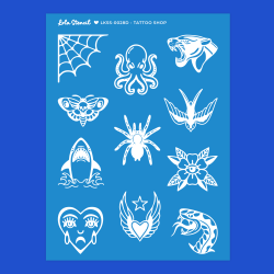 Silkscreen Stencil | Tattoo Shop