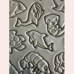 Delfin udstikker med prgning