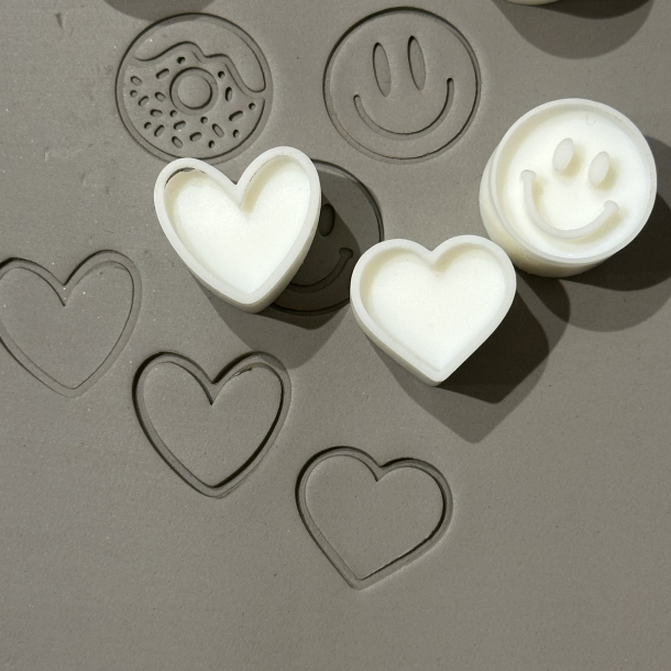 Hjerte stempel 20mm - Nr. 2