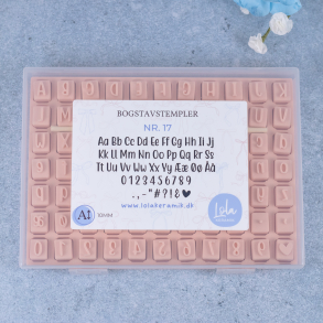 Bogstavstempler nr. 17 - 10mm