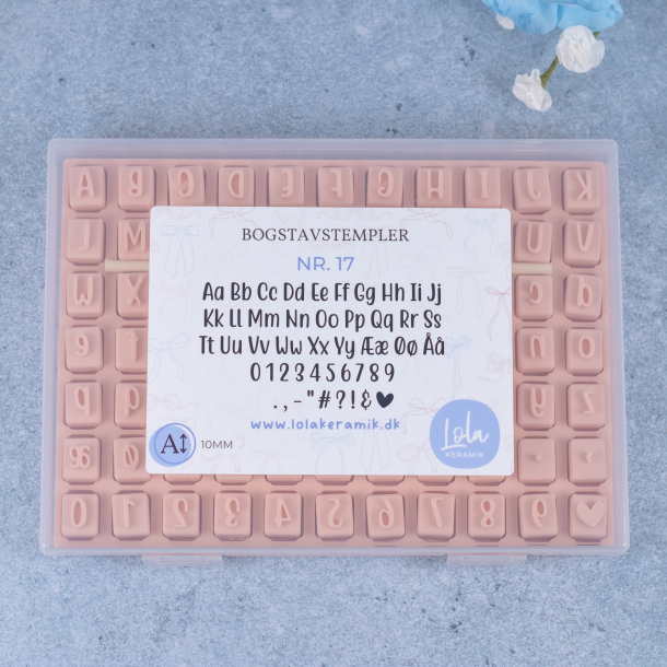Bogstavstempler nr. 17 - 10mm