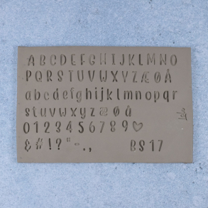 Bogstavstempler nr. 17