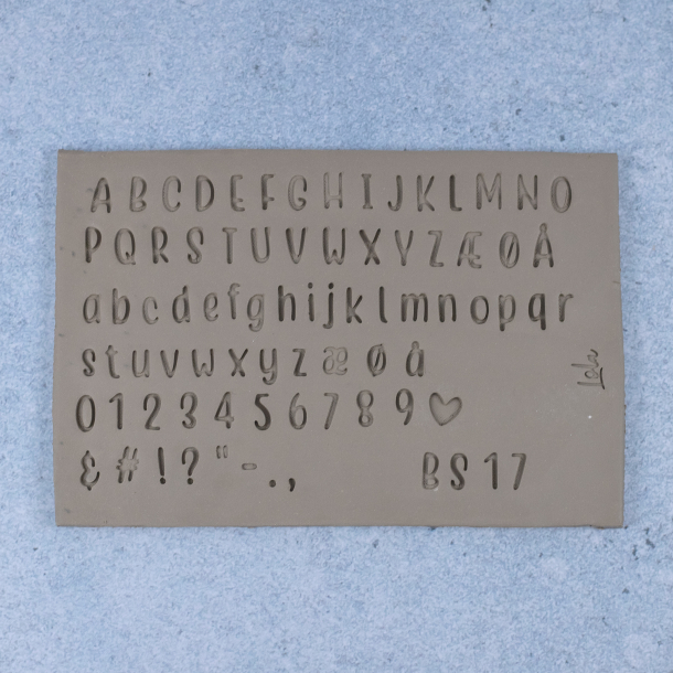 Bogstavstempler nr. 17 - 10mm