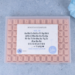 Bogstavstempler nr. 18 - 10mm