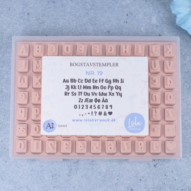 Bogstavstempler nr. 19 - 10mm