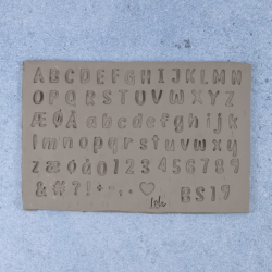 Bogstavstempler nr. 19 - 10mm