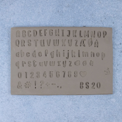 Bogstavstempler nr. 20 - 10mm