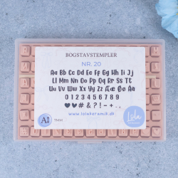Bogstavstempler nr. 20 - 7mm