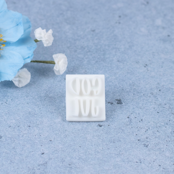 'God jul' tekst stempel - Nr. 7