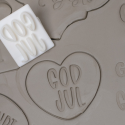 'God jul' tekst stempel - Nr. 7